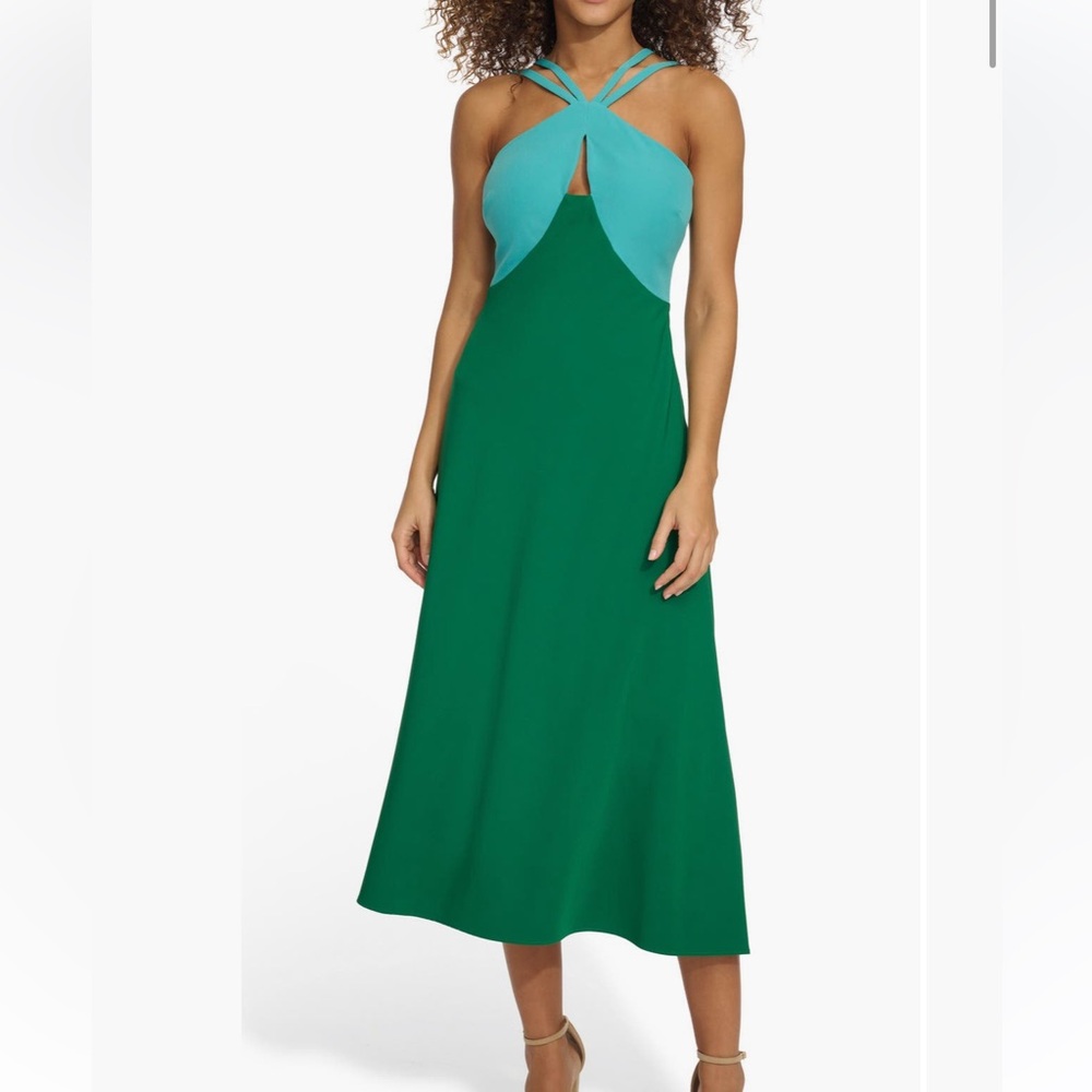 Siena Colorblock A-Line Dress